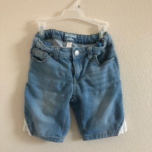 Light-wash Bermuda Shorts